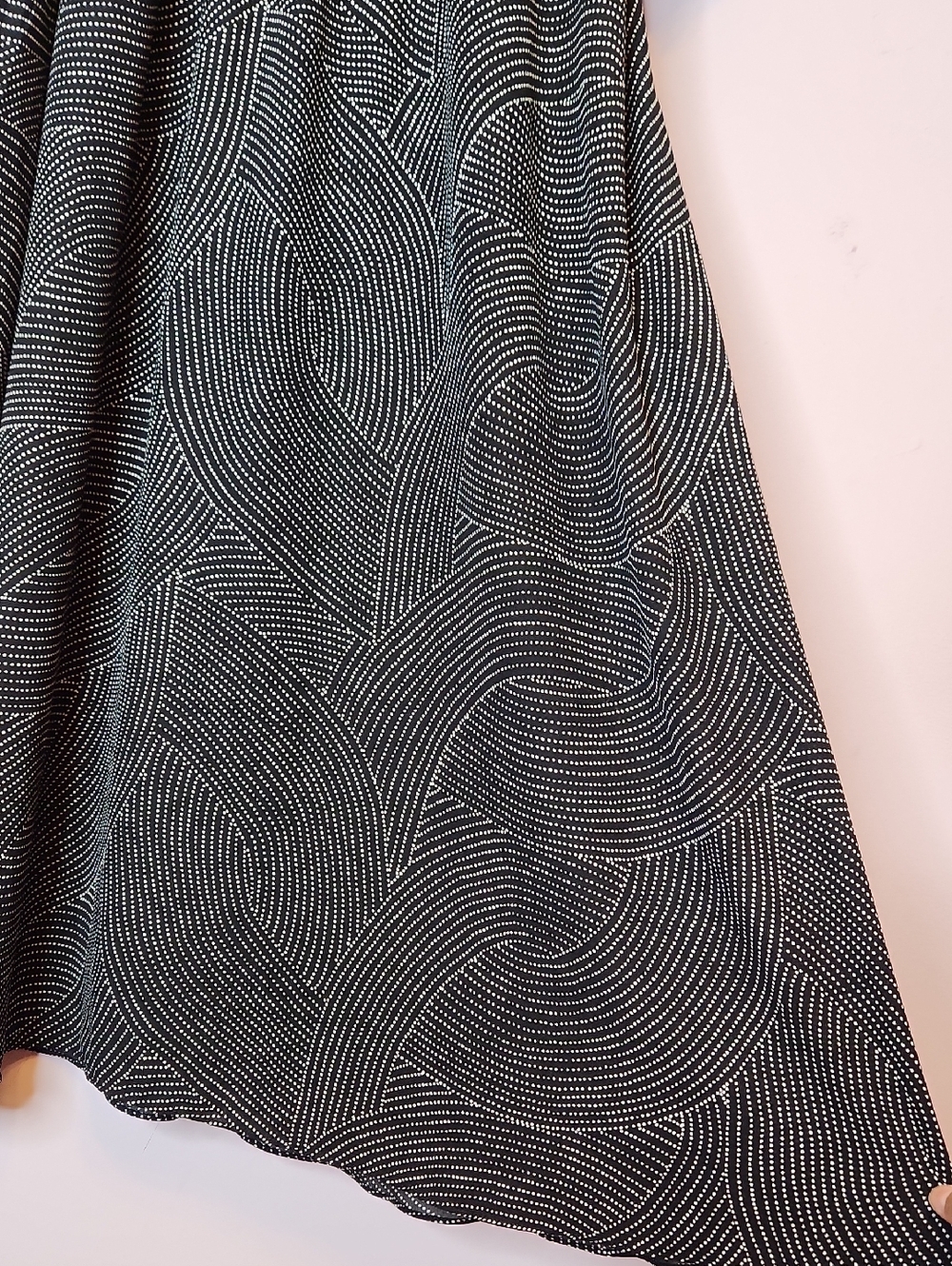 MADEWELL Geo Dot Print Balloon Sleeve Georgette Midi Dress, size S - Picture 9 of 16